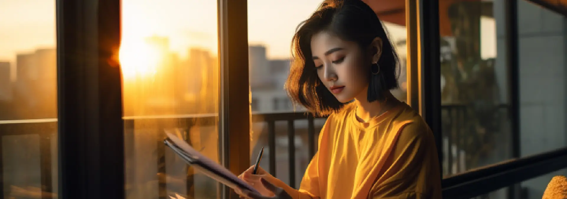 seseorang yang sedang membaca novel