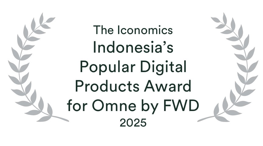 The Iconomics Indonesia's Popular Digital Products Award for Omne by FWD 2025 - FWD Insurance